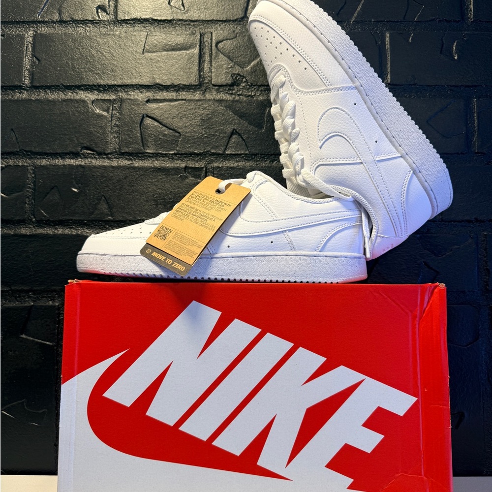 Nike White Low-Top Sneakers